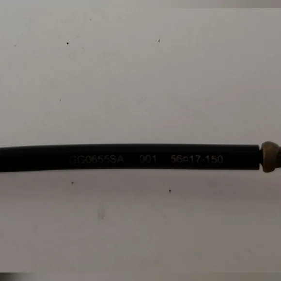 Gucci Sunglasses GG0655SA 001 Black Gold Grey Full Rim Square 56MM 56-17-150 - Picture 12 of 16